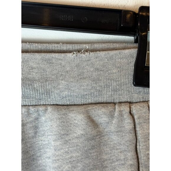 Frame Gray Distressed Organic Pima Cotton Elastic Tie Waist Jogger Pants Size XS - Picture 8 of 13